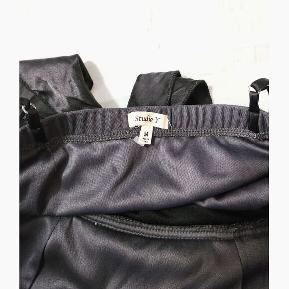 Studio Y Black Floral Tulle Party Dress - Size M - Picture 3 of 6